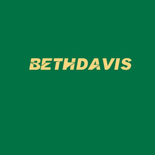 Logo da BETHDAVIS